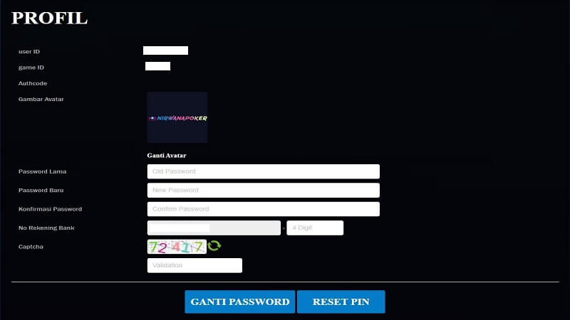 Rincian Profil Anda