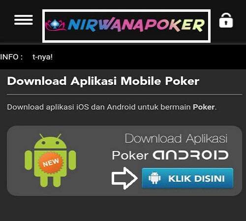 Kunjungi website Nirwanapoker untuk mengunduh dan menginstal IDN Poker APK.