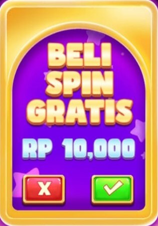 Fitur Spin Gratis Candy Corner 