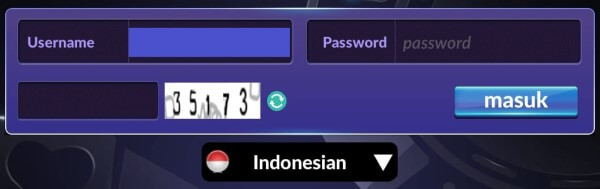 Kolom Login Masuk IDN POKER APK