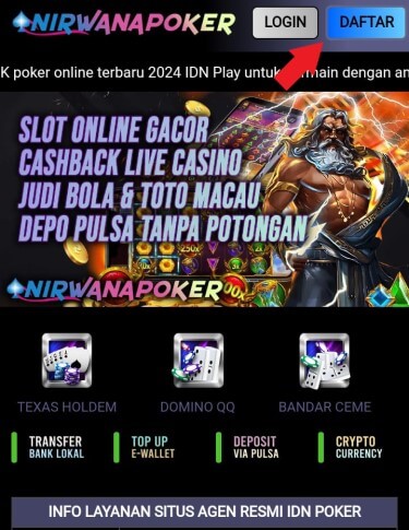 Situs Landing Page Nirwanapoker